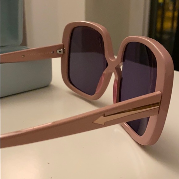Karen Walker Oversized Pink Sunglasses